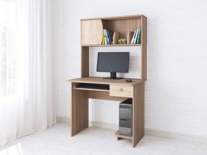 Компьютерный стол Грета-4 ясень шимо/дуб сонома в Серове - serov.mebel24.online | фото
