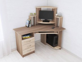 Компьютерный стол Грета-7 ясень шимо/дуб сонома в Серове - serov.mebel24.online | фото