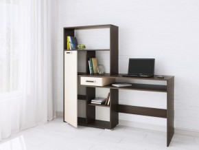 Компьютерный стол Квартет-8 венге/дуб молочный в Серове - serov.mebel24.online | фото