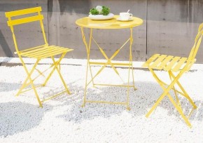 Комплект садовой мебели OTS-001R (стол + 2 стула) металл в Серове - serov.mebel24.online | фото 9