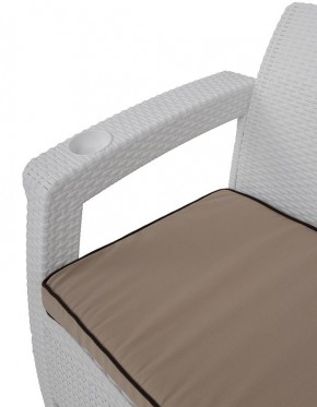 Комплект уличной мебели Yalta Premium Terrace Set (Ялта) белый (+подушки под спину) в Серове - serov.mebel24.online | фото 5