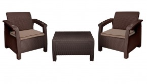 Комплект уличной мебели Yalta Premium Terrace Set (Ялта) шоколадый (+подушки под спину) в Серове - serov.mebel24.online | фото 8