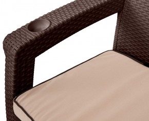 Комплект уличной мебели Yalta Premium Terrace Triple Set (Ялта) шоколадный (+подушки под спину) в Серове - serov.mebel24.online | фото 4