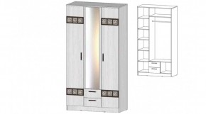 КОСТА-РИКА Шкаф 3-х створчатый (анкор светлый) в Серове - serov.mebel24.online | фото