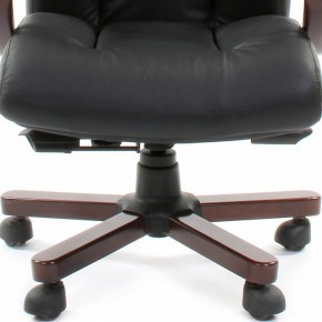 Кресло для руководителя Chairman 421 черный/орех темный, черный в Серове - serov.mebel24.online | фото 4