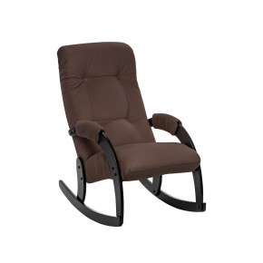 Кресло-качалка Модель 67 Венге, ткань V 26 в Серове - serov.mebel24.online | фото