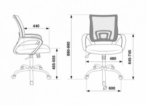 Кресло компьютерное CH-695N/SL/BLACK в Серове - serov.mebel24.online | фото