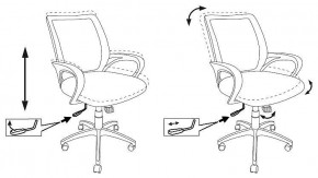 Кресло компьютерное CH-695N/SL/OR/BLACK в Серове - serov.mebel24.online | фото 4