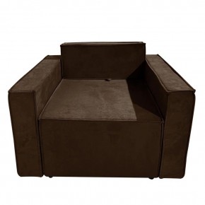 Кресло-кровать Принц КК1-ВК (велюр коричневый) в Серове - serov.mebel24.online | фото