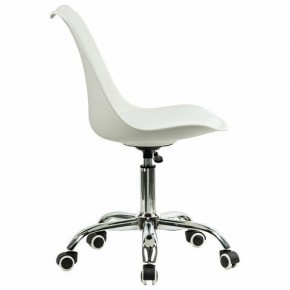 Кресло стул BRABIX "Eames MG-310 CH", хром, пластик белый, экокожа белая, 532923 в Серове - serov.mebel24.online | фото 3