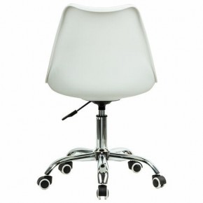 Кресло стул BRABIX "Eames MG-310 CH", хром, пластик белый, ткань серая, 532924 в Серове - serov.mebel24.online | фото 4