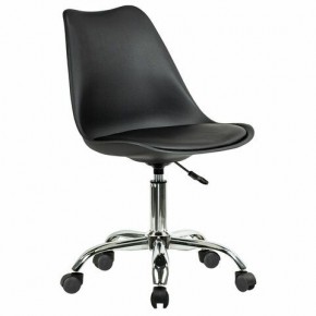 Кресло стул BRABIX "Eames MG-310 CH", хром, пластик черный, экокожа черная, 532925 в Серове - serov.mebel24.online | фото 2