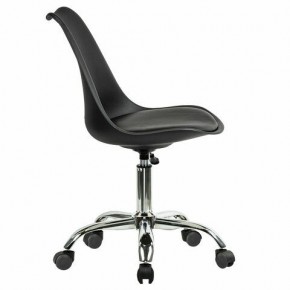 Кресло стул BRABIX "Eames MG-310 CH", хром, пластик черный, экокожа черная, 532925 в Серове - serov.mebel24.online | фото 3