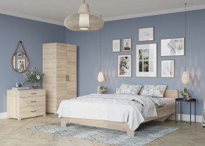 Кровать 1,6 VICTOR + основание (Сонома) в Серове - serov.mebel24.online | фото 4