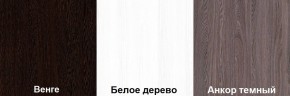 Кровать-чердак Пионер 1 (800*1900) Ирис/Белое дерево, Анкор темный, Венге в Серове - serov.mebel24.online | фото 2