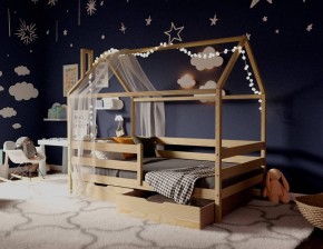 Кровать-домик 80*160 без покраски в Серове - serov.mebel24.online | фото
