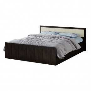 Кровать Фиеста 1600 LIGHT + Проложки LIGHT 1600 ДСП (Венге/Лоредо) в Серове - serov.mebel24.online | фото 1