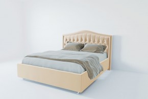 Кровать Калининград с ПМ 1600 (экокожа бежевая) в Серове - serov.mebel24.online | фото 2