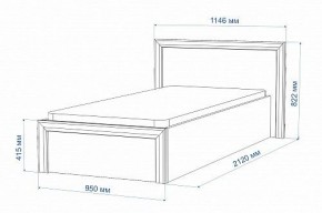 Кровать односпальная Нобиле Кр-90 в Серове - serov.mebel24.online | фото 2