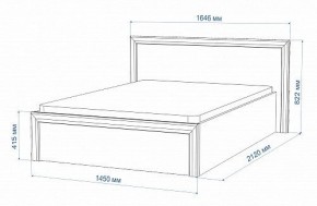 Кровать полутораспальная Нобиле Кр-140 в Серове - serov.mebel24.online | фото 2