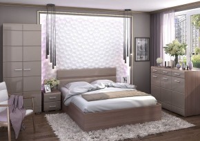 Кровать Вегас 1,4м Шимо темный в Серове - serov.mebel24.online | фото 2