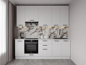 Кухонный гарнитур Белый Глянец 2400 h950 (Стол. 38мм) в Серове - serov.mebel24.online | фото