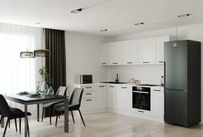 Кухонный гарнитур Белый Глянец 2600*1600 (Стол. 38мм) в Серове - serov.mebel24.online | фото