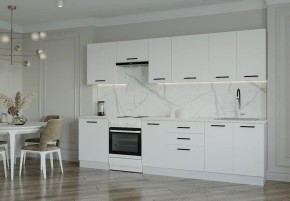 Кухонный гарнитур Белый Глянец 3000 (Стол. 26мм) в Серове - serov.mebel24.online | фото