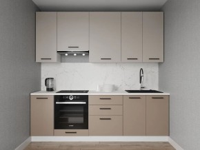 Кухонный гарнитур Каппучино 2400 h950 (Стол. 38мм) в Серове - serov.mebel24.online | фото