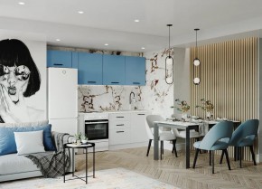 Кухонный гарнитур Капри 2550 (Стол. 26мм) в Серове - serov.mebel24.online | фото