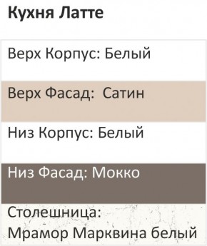 Кухонный гарнитур Латте 1000 (Стол. 38мм) в Серове - serov.mebel24.online | фото 3