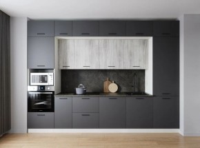 Кухонный гарнитур Санторини 3400 (Стол. 38мм) в Серове - serov.mebel24.online | фото 1