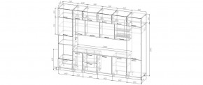 Кухонный гарнитур Санторини 3400 (Стол. 38мм) в Серове - serov.mebel24.online | фото 2