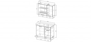 Кухонный гарнитур Старое Дерево 1000 (Стол. 38мм) в Серове - serov.mebel24.online | фото 3