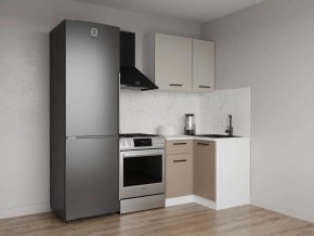 Кухонный гарнитур угловой Каппучино 1000*1000 (Стол. 38мм) в Серове - serov.mebel24.online | фото
