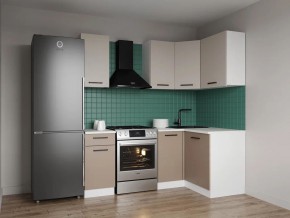 Кухонный гарнитур угловой Каппучино 2000*1200 (Стол. 26мм) в Серове - serov.mebel24.online | фото