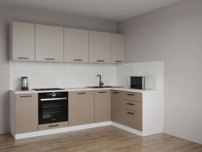 Кухонный гарнитур угловой Каппучино 2600*1600 (Стол. 26мм) в Серове - serov.mebel24.online | фото