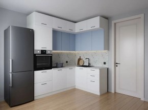 Кухонный гарнитур угловой Капри 2200*1700 (Стол. 38мм) в Серове - serov.mebel24.online | фото
