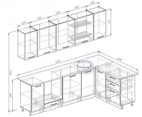 Кухонный гарнитур угловой Муссон 2600х1600 (Стол. 38мм) в Серове - serov.mebel24.online | фото 2
