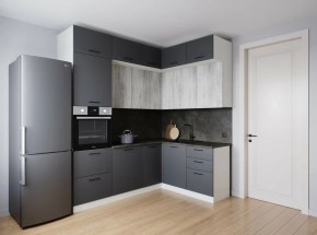 Кухонный гарнитур угловой Санторини 2200*1700 (Стол. 26мм) в Серове - serov.mebel24.online | фото 1