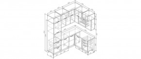 Кухонный гарнитур угловой Санторини 2200*1700 (Стол. 26мм) в Серове - serov.mebel24.online | фото 2