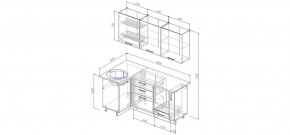 Кухонный гарнитур угловой Шимо 1000*1800 (Стол. 38мм) в Серове - serov.mebel24.online | фото 2