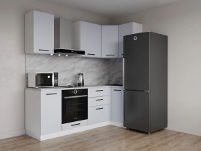 Кухонный гарнитур угловой Смоки 2200*1000 (Стол. 38 мм) в Серове - serov.mebel24.online | фото 1