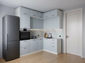 Кухонный гарнитур угловой Смоки 2200*1700 (Стол. 26мм) в Серове - serov.mebel24.online | фото 1