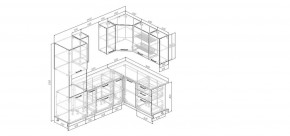 Кухонный гарнитур Умбра 2400*1600 (Стол. 26мм) в Серове - serov.mebel24.online | фото 2