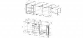 Кухонный гарнитур Умбра 2550 (Стол. 38мм) в Серове - serov.mebel24.online | фото 2