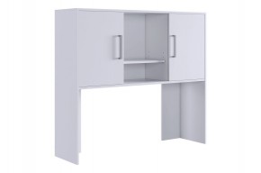 ЛАЙТ 2 Надстройка стола компьютерного (1200) белый в Серове - serov.mebel24.online | фото