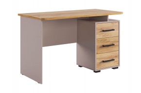 ЛАЙТ 2 Стол компьютерный (1200) кашемир/дуб крафт золотой в Серове - serov.mebel24.online | фото
