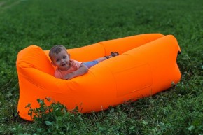 Лежак надувной Lamzac Airpuf Оранжевый в Серове - serov.mebel24.online | фото 4