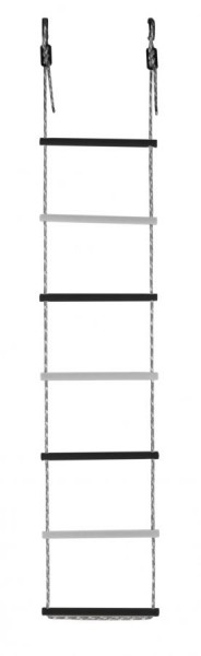 Лестница веревочная 7 перекладин цв.черный, белый D=25  в Серове - serov.mebel24.online | фото 1